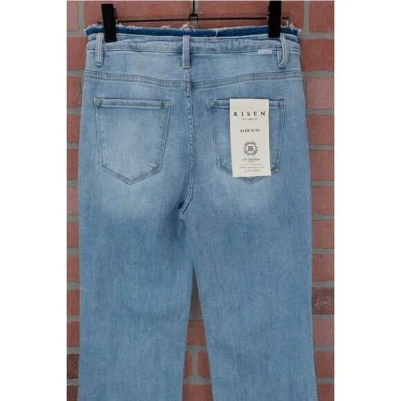 RISEN Crop Flare Jeans - Size 9/29 - Picture 8 of 13